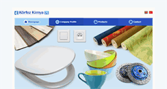Desktop Screenshot of korfezkimya.com