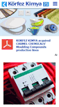 Mobile Screenshot of korfezkimya.com