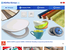 Tablet Screenshot of korfezkimya.com